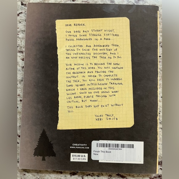 Finish This Book a creative journal for arts - Picture 3 of 3